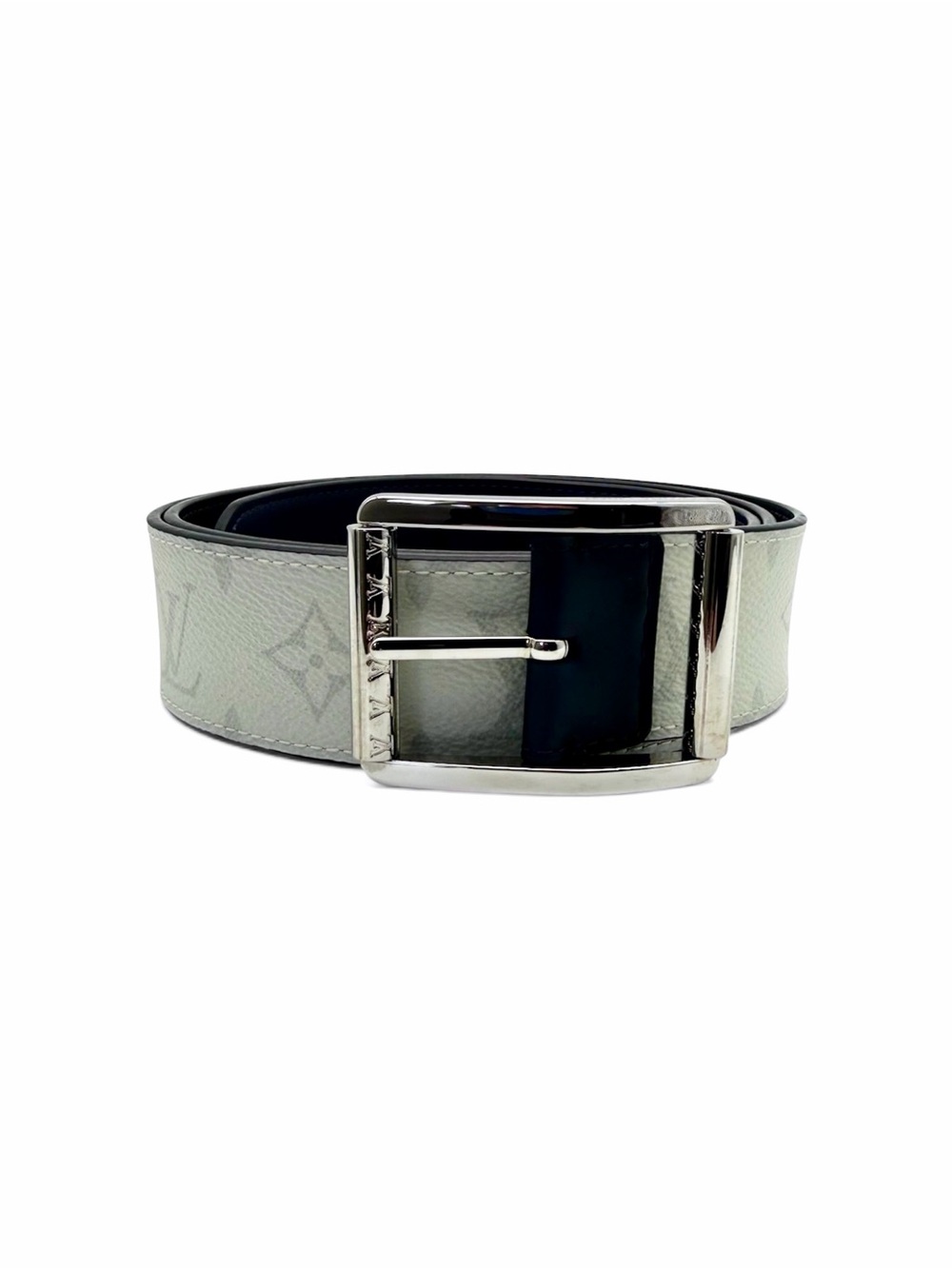Louis Vuitton Monogram Canvas Men's Reverso Belt